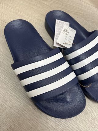 Chanclas Adidas Adilette Aqua Azul Talla 44.5