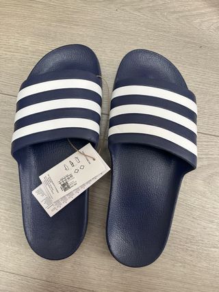 Chanclas Adidas Adilette Aqua Azul Talla 44.5