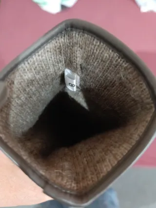 Guantes mujer grises piel