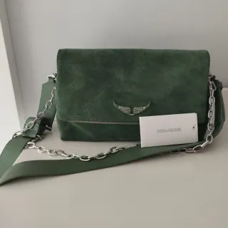 Bolso Zadig & Voltaire verde con cadena