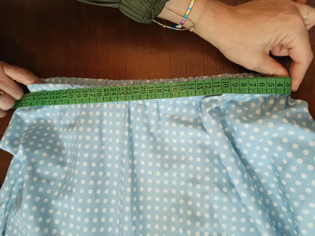 Falda flamenca volantes lunares niña