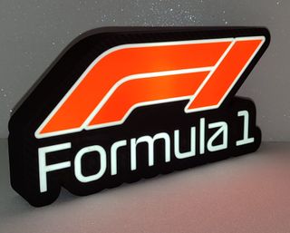 Lámpara led Logo Fórmula 1 Motor 20% DESCUENTO