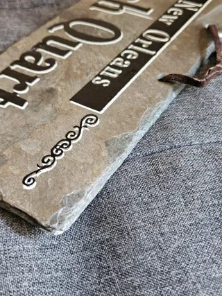 Insegna in ardesia New Orleans French Quarter