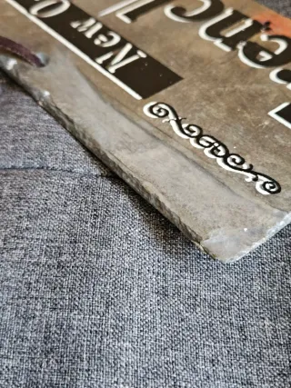 Insegna in ardesia New Orleans French Quarter