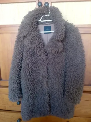 Abrigo Zara mujer marrón