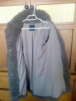Abrigo Zara mujer marrón