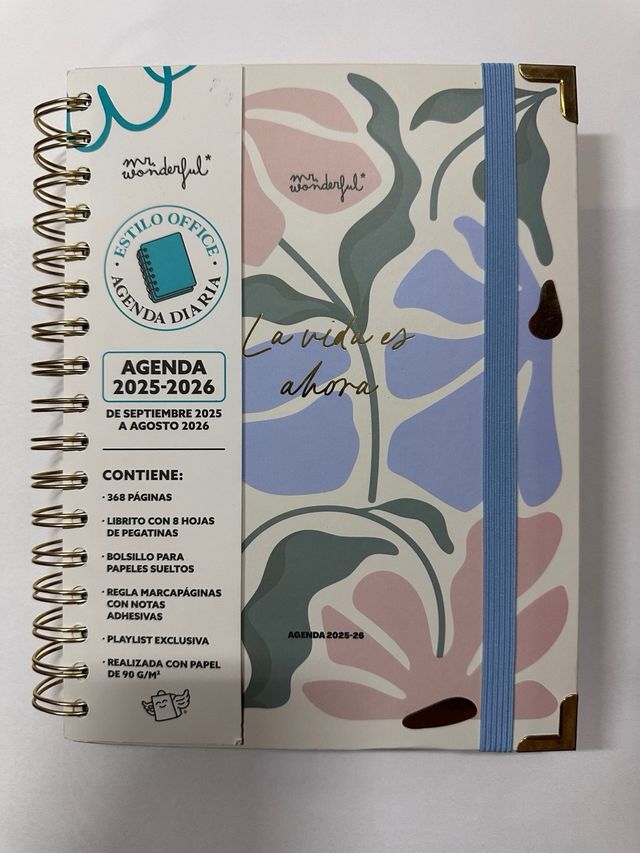 Agenda Mr.Wonderful Diaria 2025-26