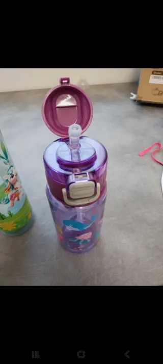 Set 4 Borracce Stitch, Unicorno, Pesciolini