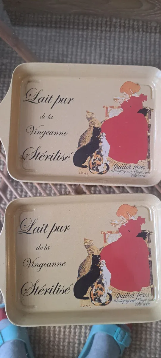 Juego 6 bandejas metal Cartexpo