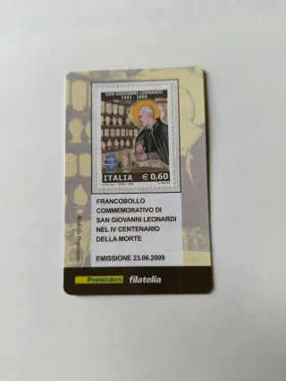 Tessera filatelica San Giovanni Leonardi 2009