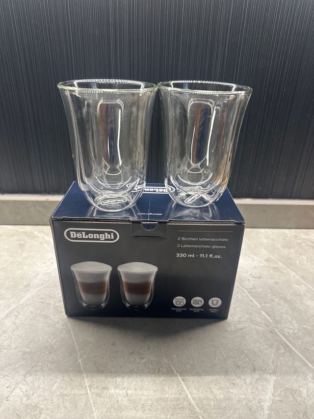2 Vasos DeLonghi Doble Pared