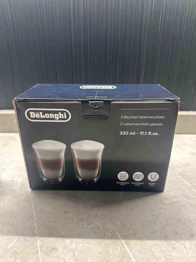 2 Vasos DeLonghi Doble Pared
