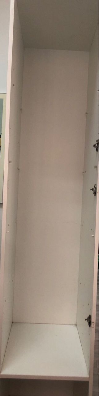 Armario Escobero Blanco/Beige