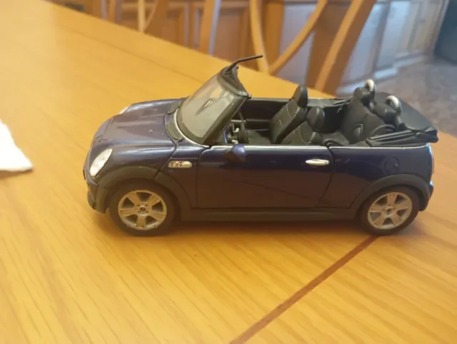 Mini Cooper Descapotable Azul
