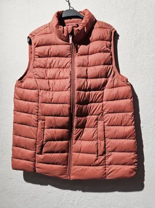 Chaleco acolchado mujer rosa