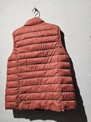 Chaleco acolchado mujer rosa