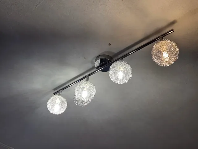 REGALO Lámpara de techo moderna 4 focos