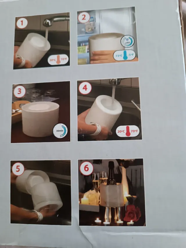 Molde Hielo Decorativo Botella Vino