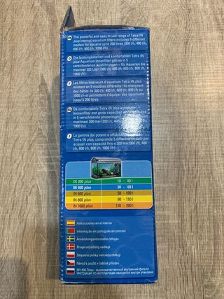 Filtro Interno Acuario Tetra IN 400 Plus