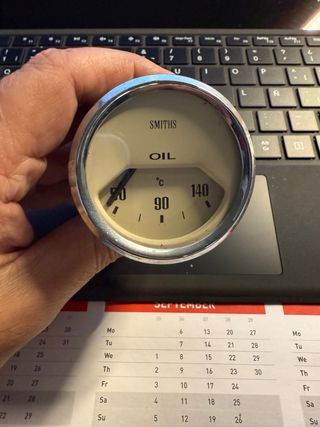 Reloj Temperatura Aceite Smiths Mini Clásico