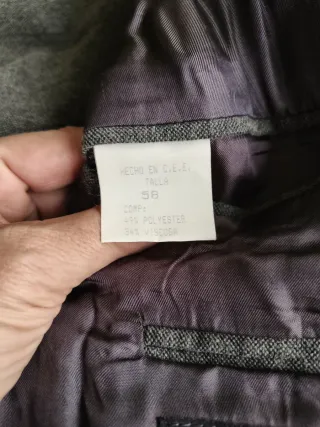 Traje de hombre gris