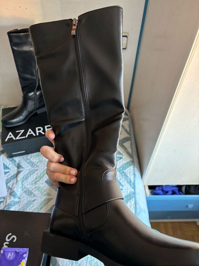 Botas altas negras talla 37