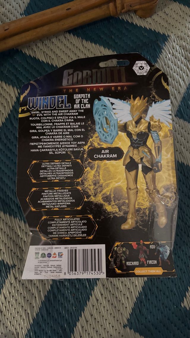 Gormiti Windel Air Clan Nuevo 15cm