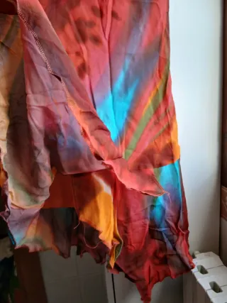 Abito fantasia tie-dye taglia unica
