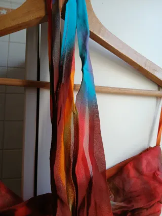 Abito fantasia tie-dye taglia unica