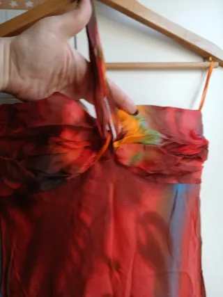 Abito fantasia tie-dye taglia unica