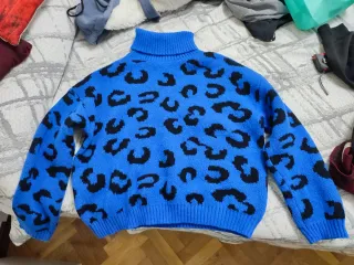 Jersey Leopardo Azul Talla L