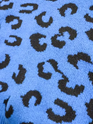 Jersey Leopardo Azul Talla L