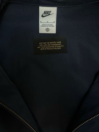 Chaqueta Nike Harrington Azul Swoosh