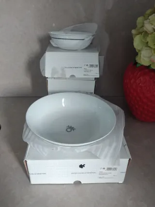 Set 12 Ciotole + 1 insalatiera Ceramica United Col