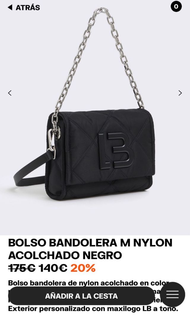 Bolso Bimba y Lola negro