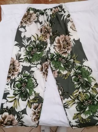 Pantaloni palazzo estivi floreali