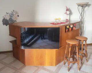 Mobile bar legno anni '80