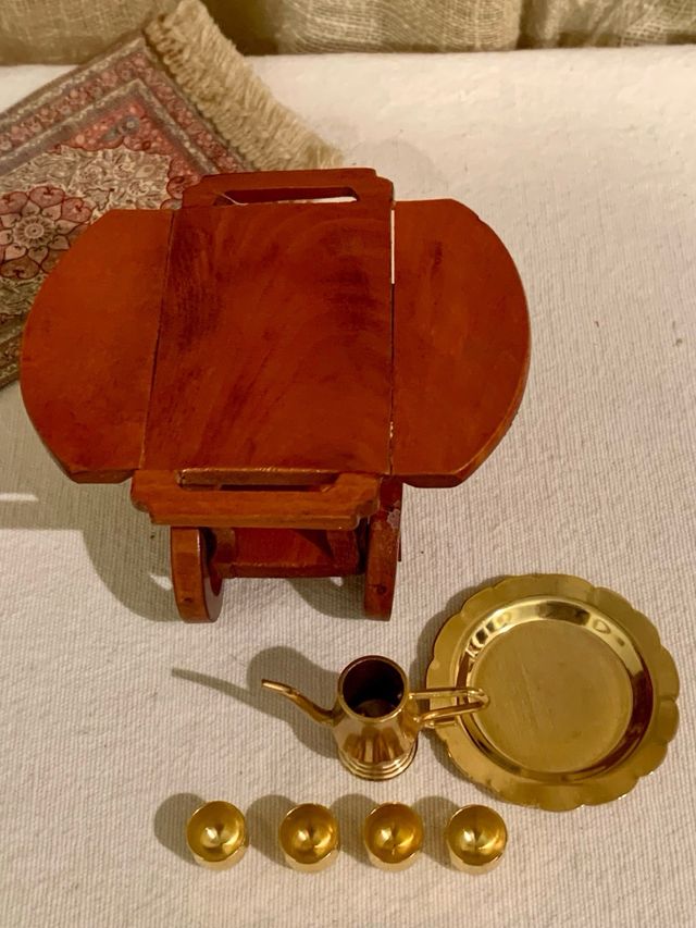 Miniaturas Casa de Muñecas.Carrito y...