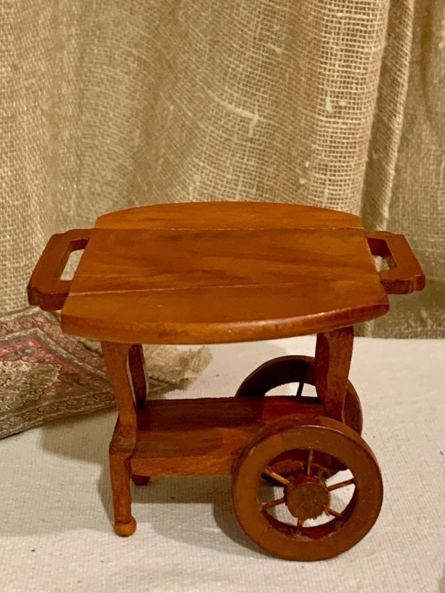 Miniaturas Casa de Muñecas.Carrito y...