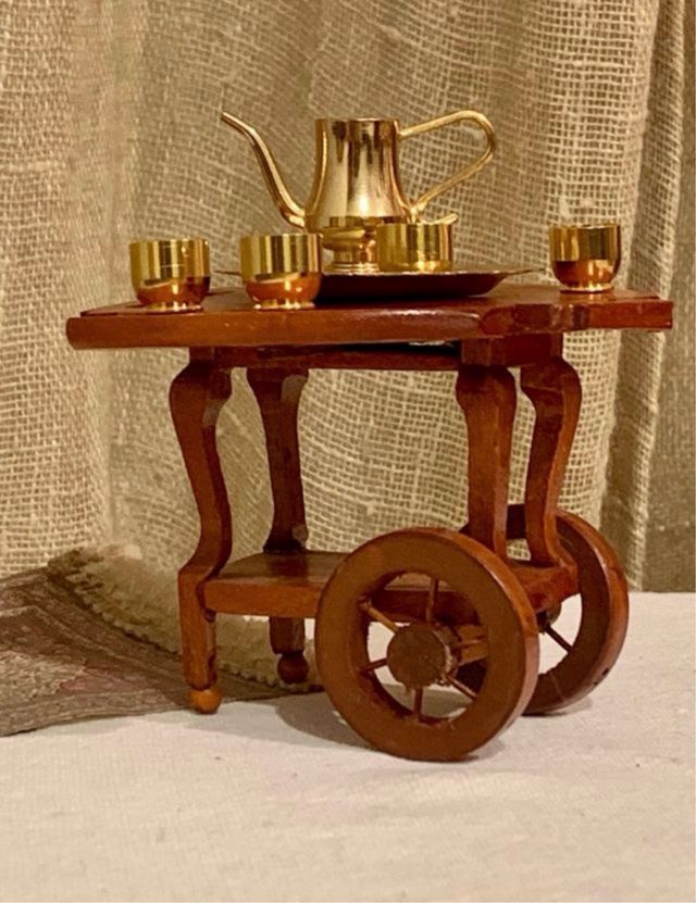 Miniaturas Casa de Muñecas.Carrito y...