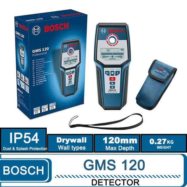 Detector Pared Bosch GMS 120 Profesional Nuevo