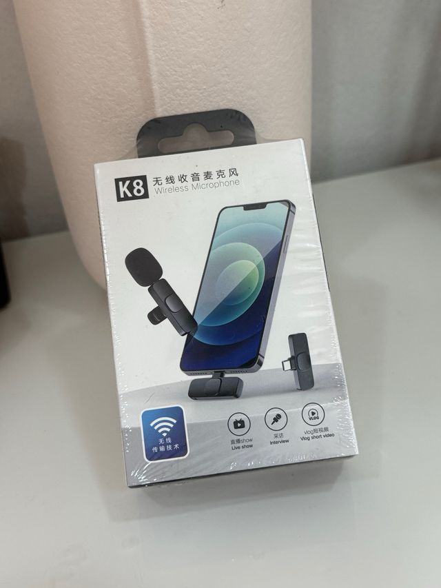 16 unidades Micrófono Inalámbrico K8 para Móvil