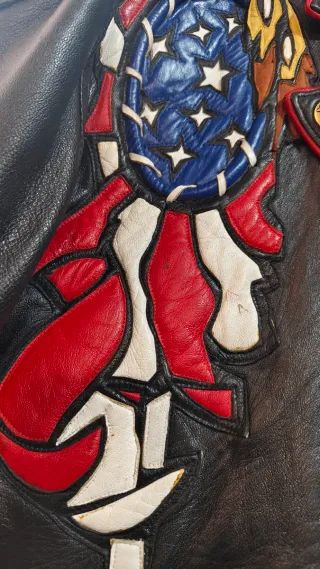 Chaqueta Piel Vintage Hombre de ocasión