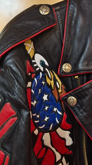 Chaqueta Piel Vintage Hombre de ocasión