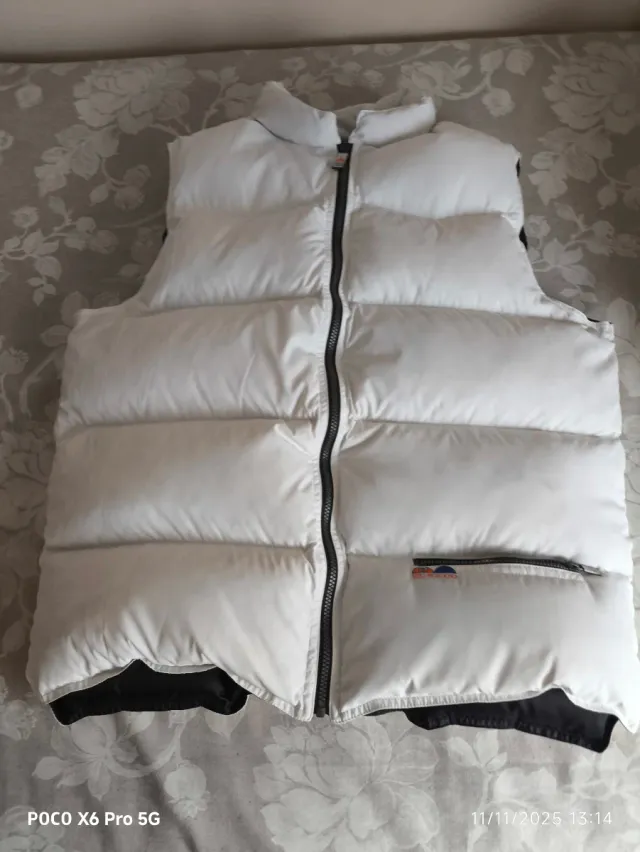 Chaleco Pedro Gómez plumífero blanco