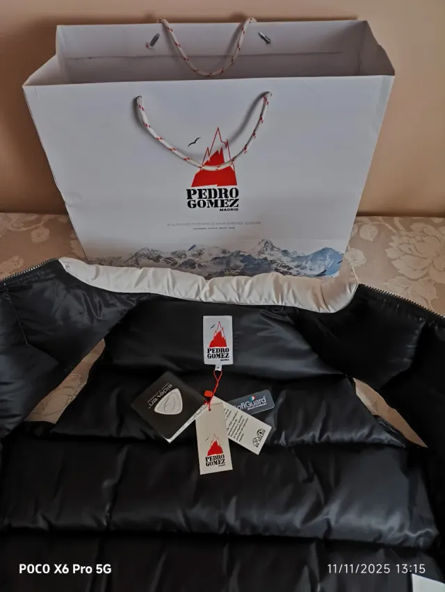 Chaleco Pedro Gómez plumífero blanco