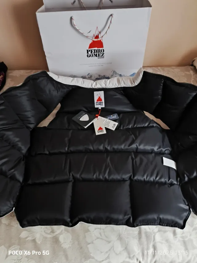 Chaleco Pedro Gómez plumífero blanco