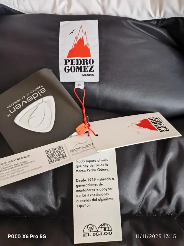 Chaleco Pedro Gómez plumífero blanco