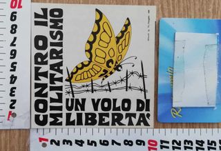 Sticker anarchism adesivo antimilitare anarchia