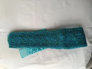 Cinturón elástico señora bolitas